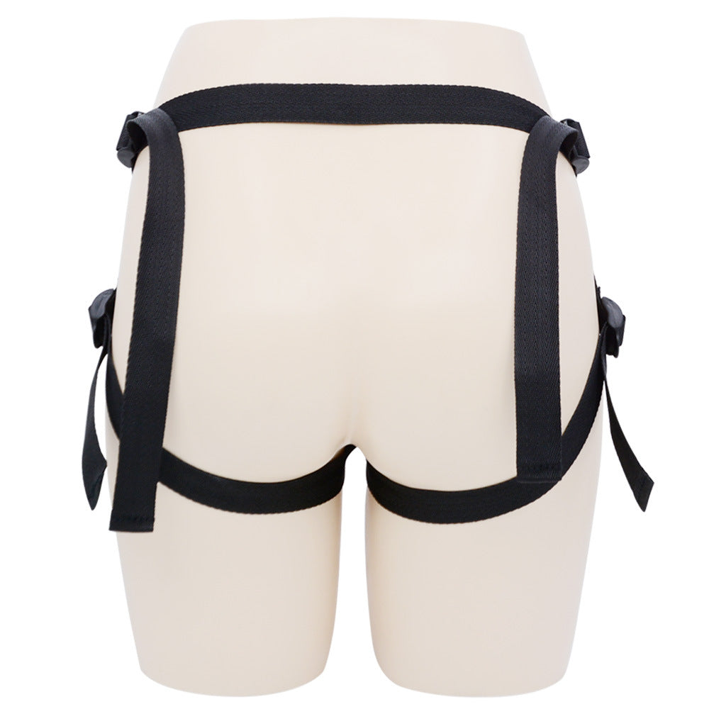 Black Strap On Harness Plus Size Open
