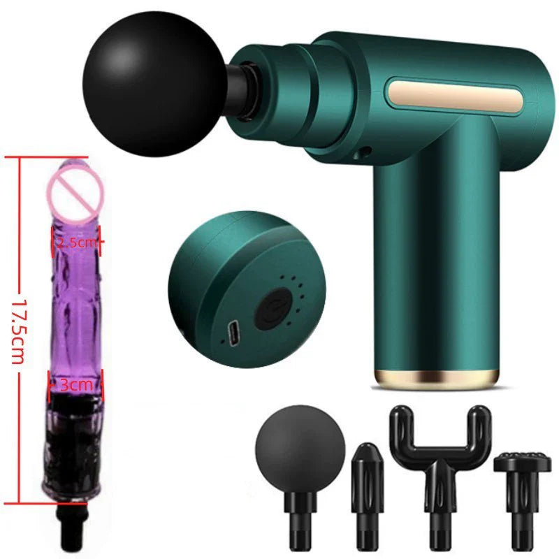 Massage Gun Dildo Vibrator voor Lichaamsmassage