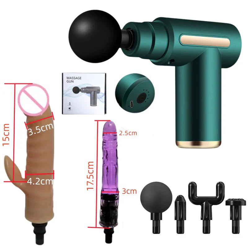 Massage Gun Dildo Vibrator voor Lichaamsmassage