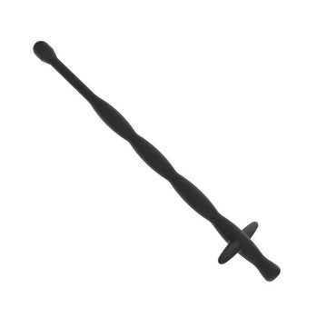 Black Silicone Urethra Stretcher Penis Plug