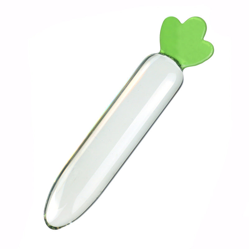 Glazen Dildo In Wortelvorm Met 4 Maten