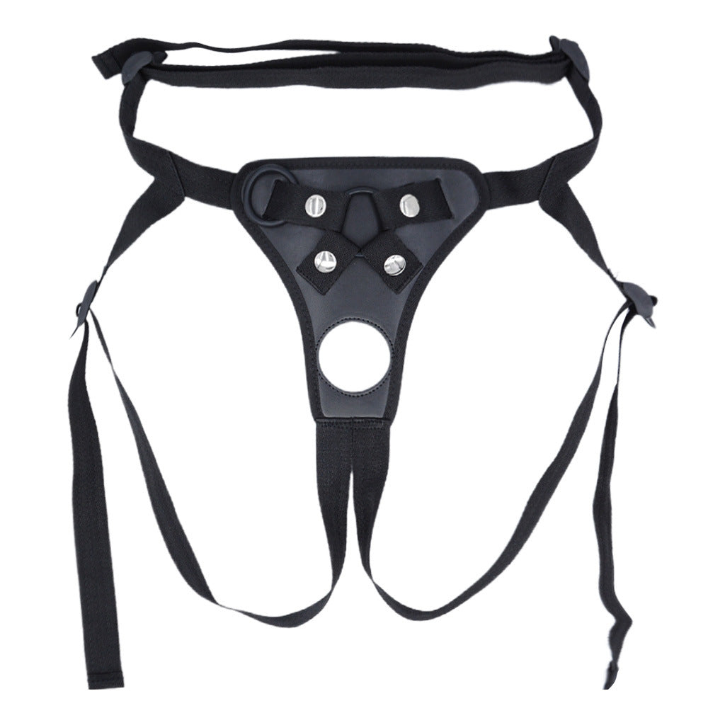 Black Strap On Harness Plus Size Open