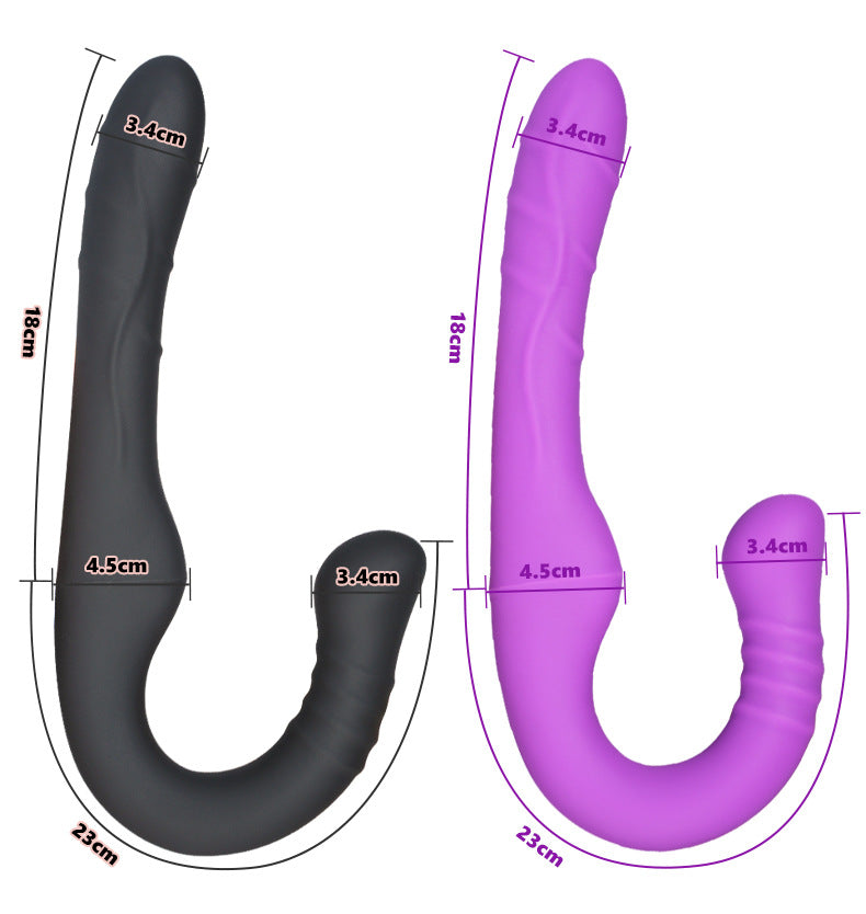Doppeldildo Strapless Strap-On Dildo met Haak