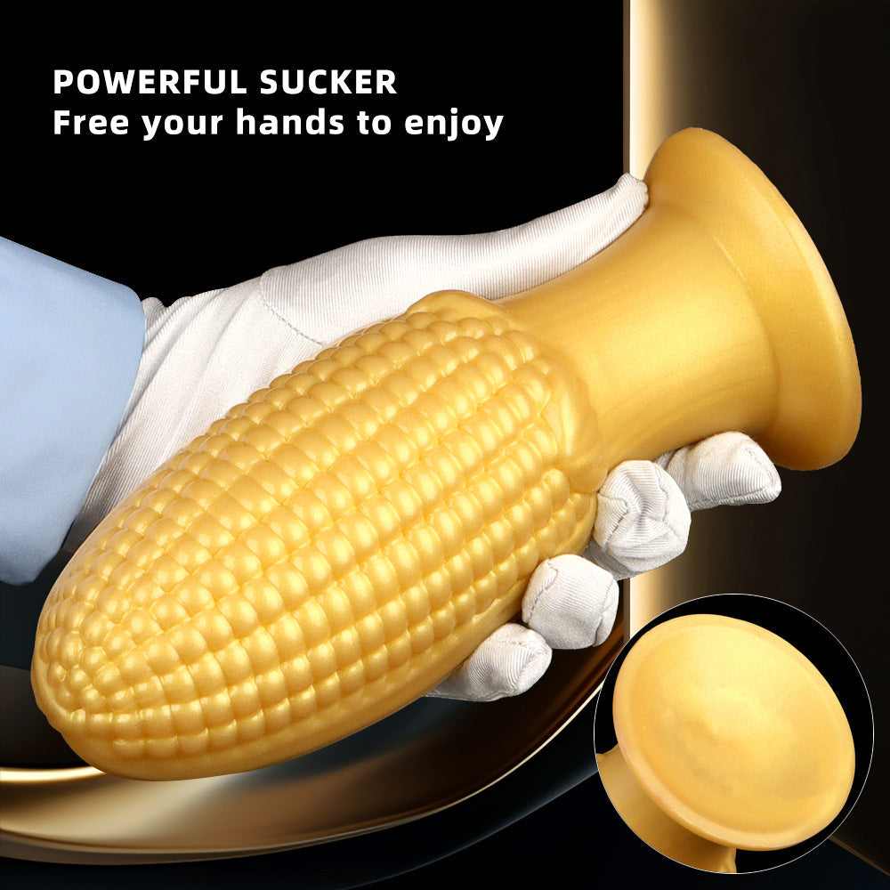 Maïs Dildo Goud Silicone XXL Buttplug