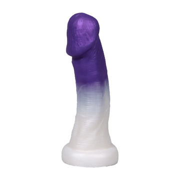 Paarse Anal Dildo Met Mushroom Kop Klein
