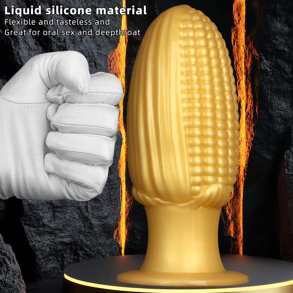 Maïs Dildo Goud Silicone XXL Buttplug