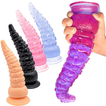 Monster Tentakel Dildo Met Spiraal Textuur En Zuignap