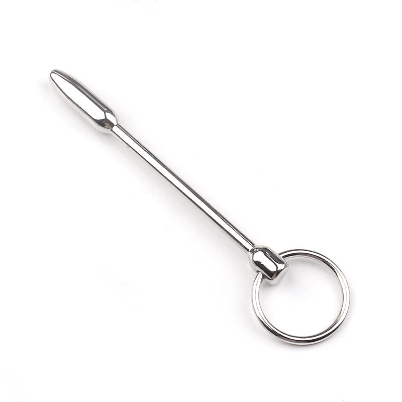 14.5cm RVS Penile Sound Met Trekring