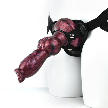 Wolf Voorbinddildo Met Knot Design
