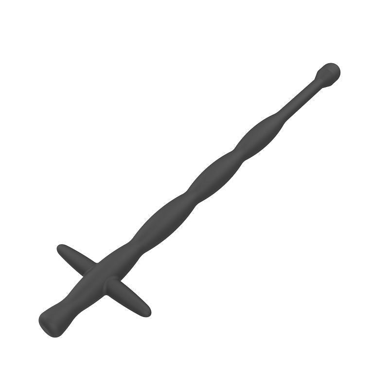 Black Silicone Urethra Stretcher Penis Plug