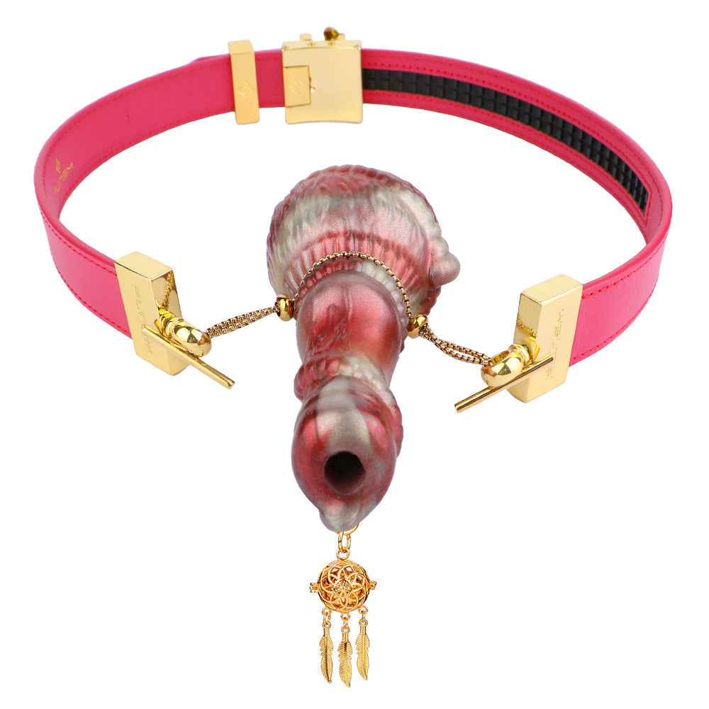 Paarden Penis BDSM Dildo Gag Met Bel