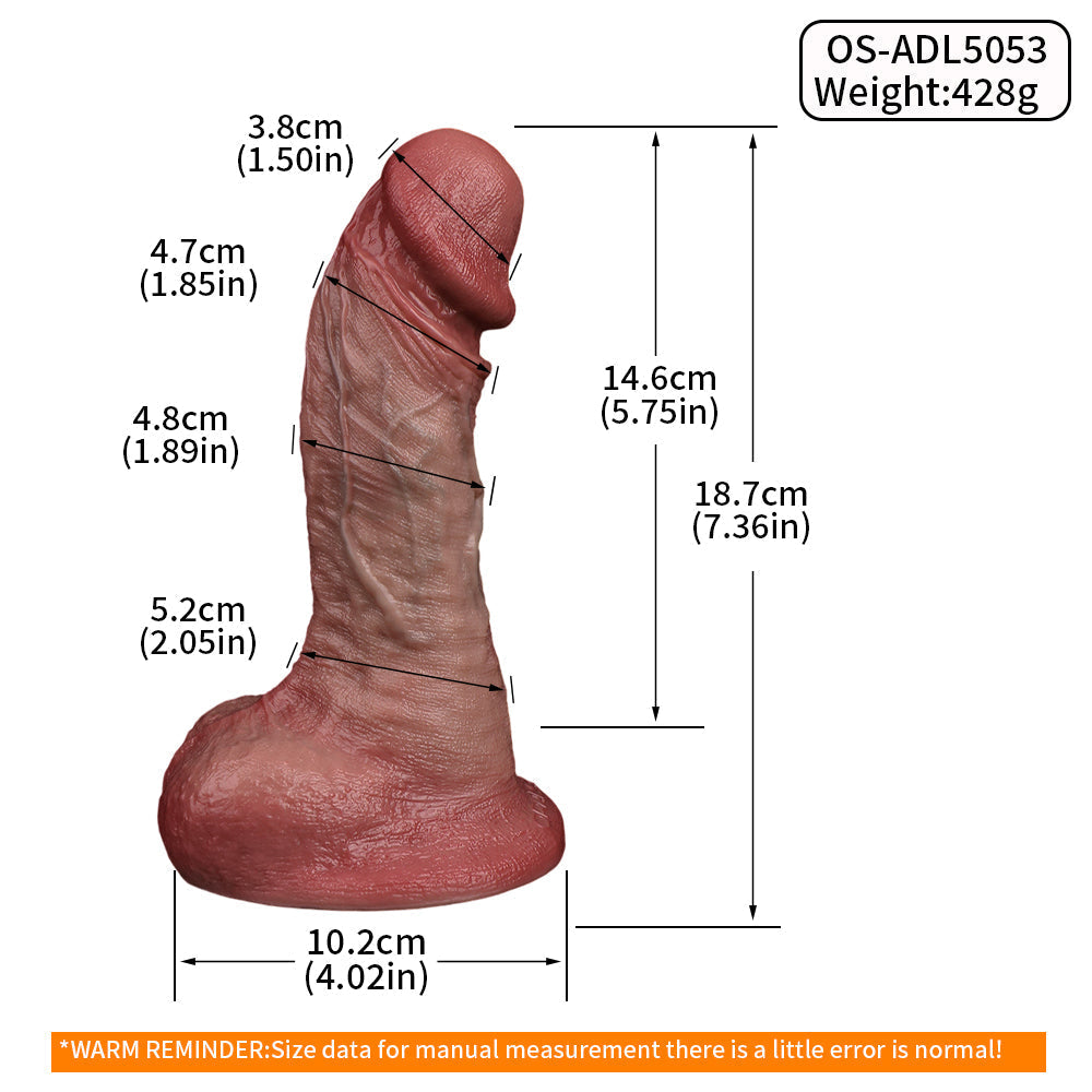 18 cm Zachte G Spot Dildo Silicone