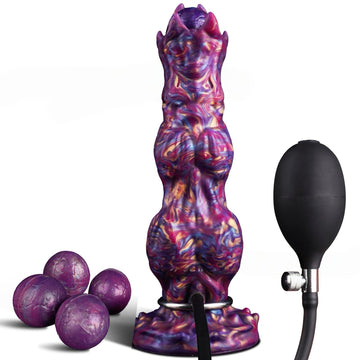 10 Inch Purple Alien Ovipositor Dildo