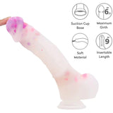 画像をギャラリー ビューアにロード Confetti Dildo Transparant Siliconen Seksspeeltje