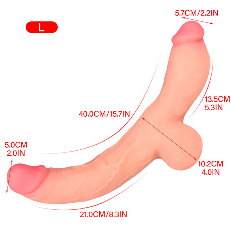 40 cm Mega Realistic Anal doppeldildo