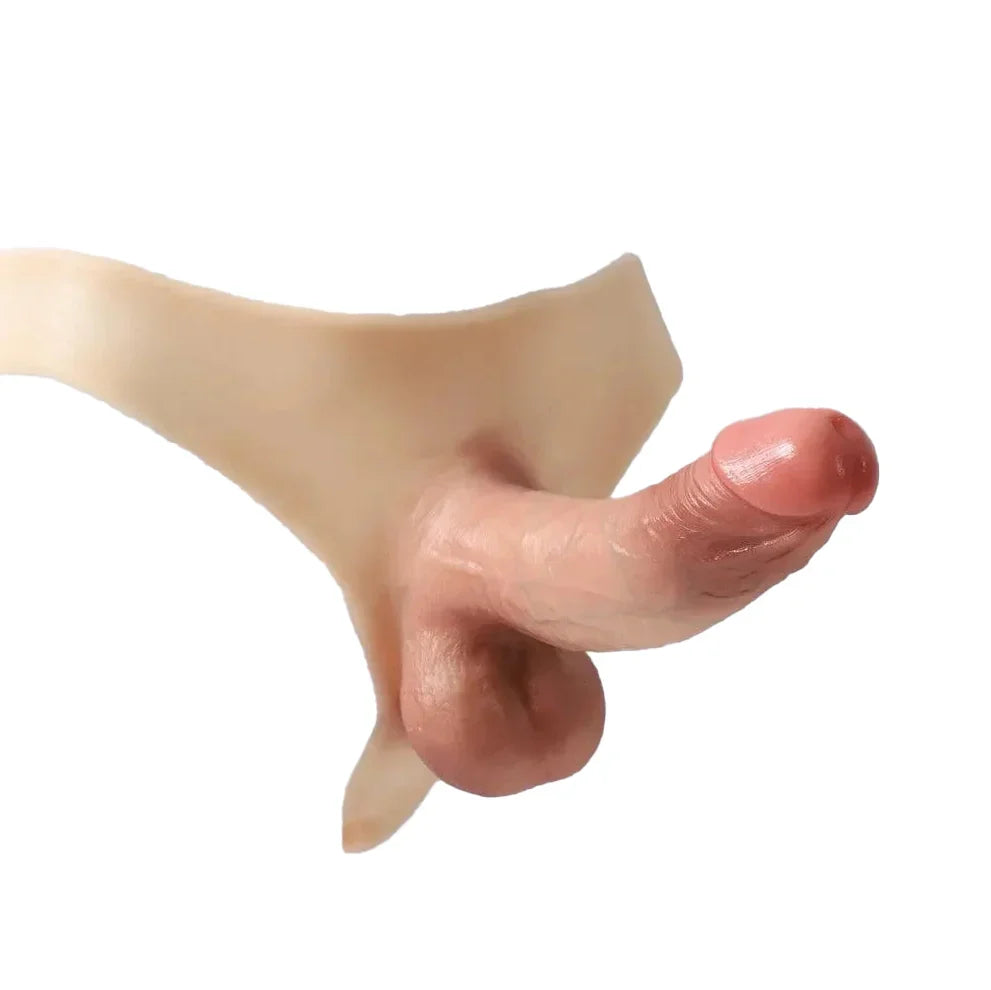 20.3cm Realistische Voorbinddildo Hollow Voor Koppels