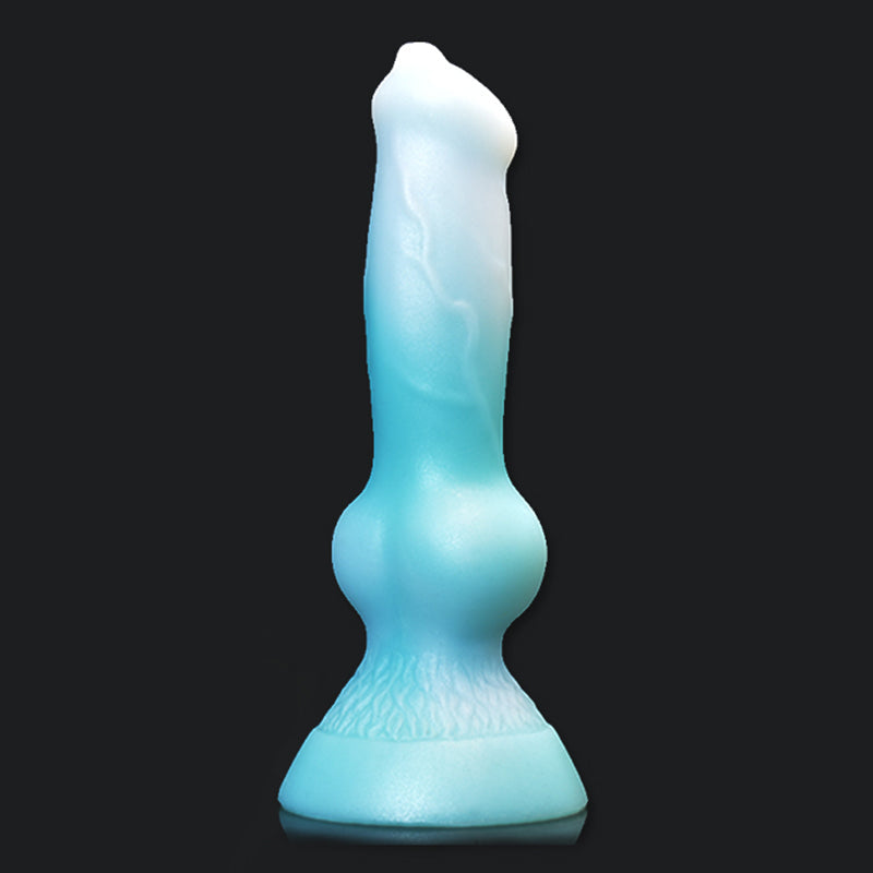 18.5 cm Kleurverloop Aders Fantasy Dog Dildo