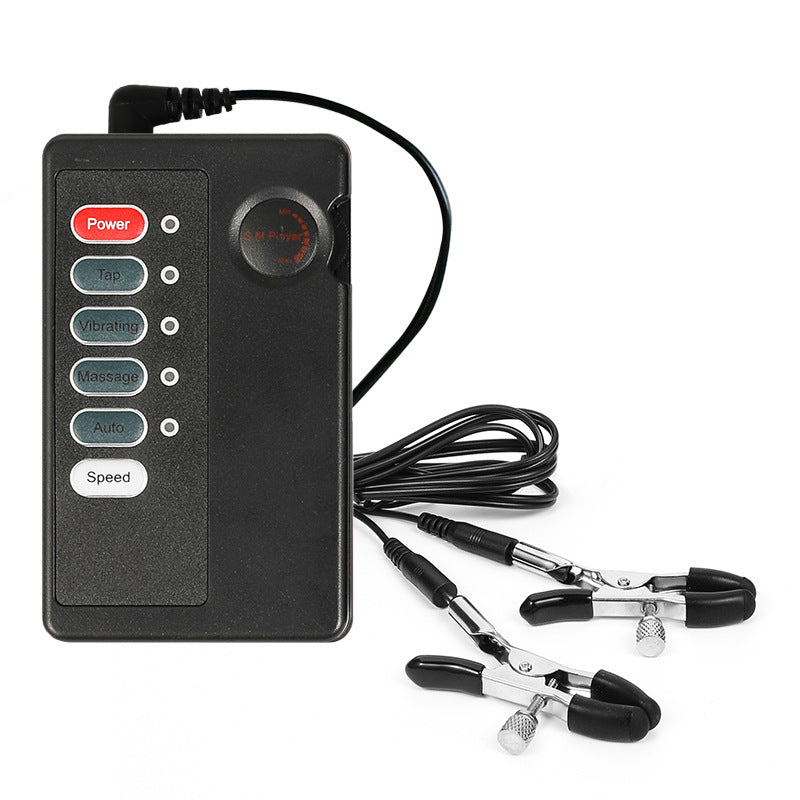 Elektrische BDSM Vibrerende Tepelklemmen voor Mannen