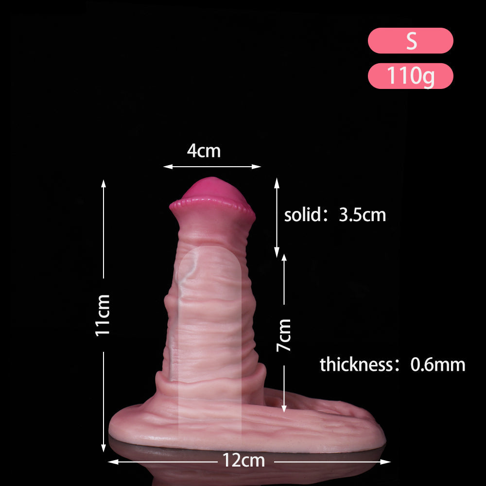 Realistische Horse Cock Sleeve 18cm Met Grote Kop