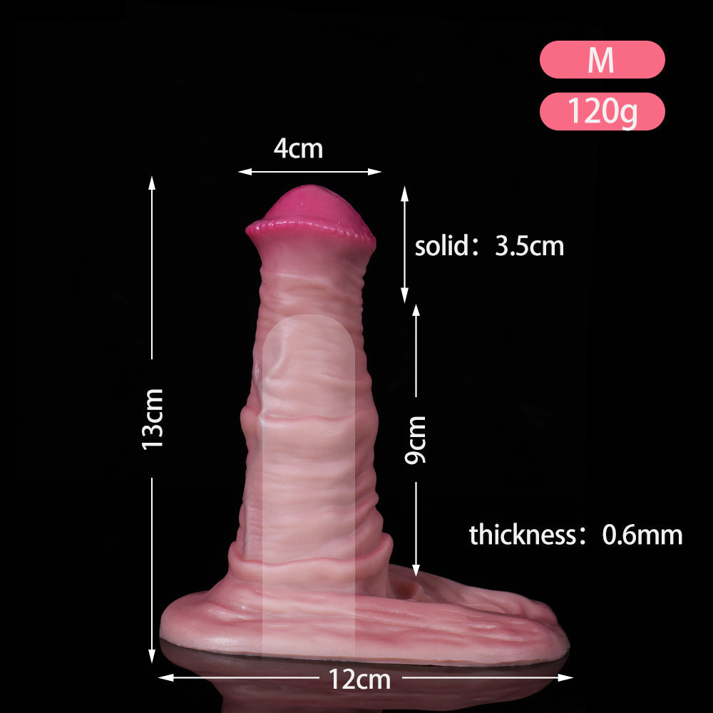 Realistische Horse Cock Sleeve 18cm Met Grote Kop