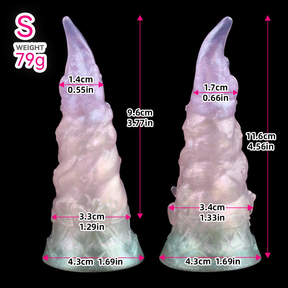 Roze Silicone Dildo In IJsjesvorm Met Zuignap