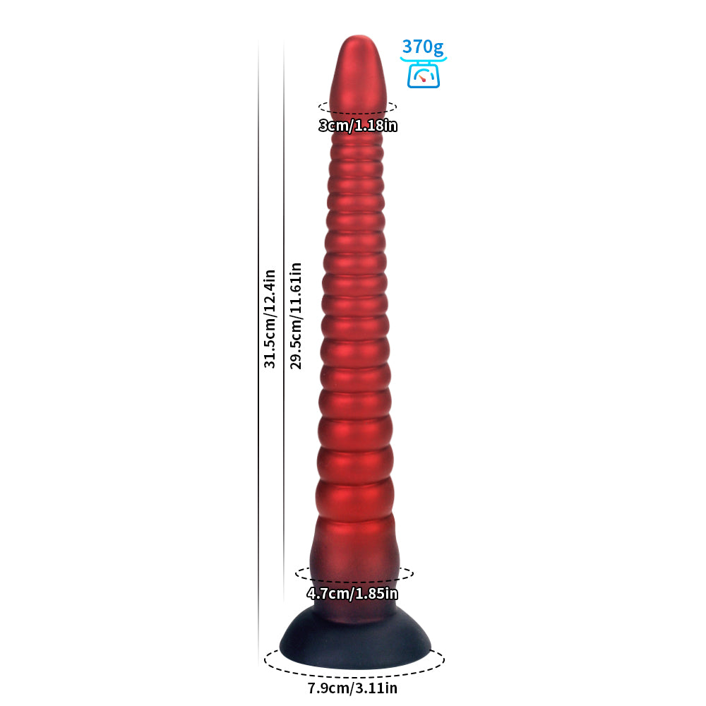 55.5 cm Rode Extra Long Tenticle Dildo