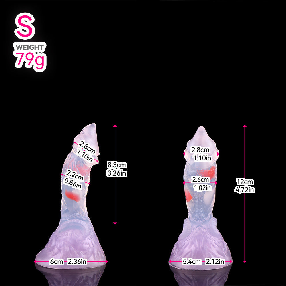 Kleine Dildo Siliconen Fantasy Confetti Speeltje