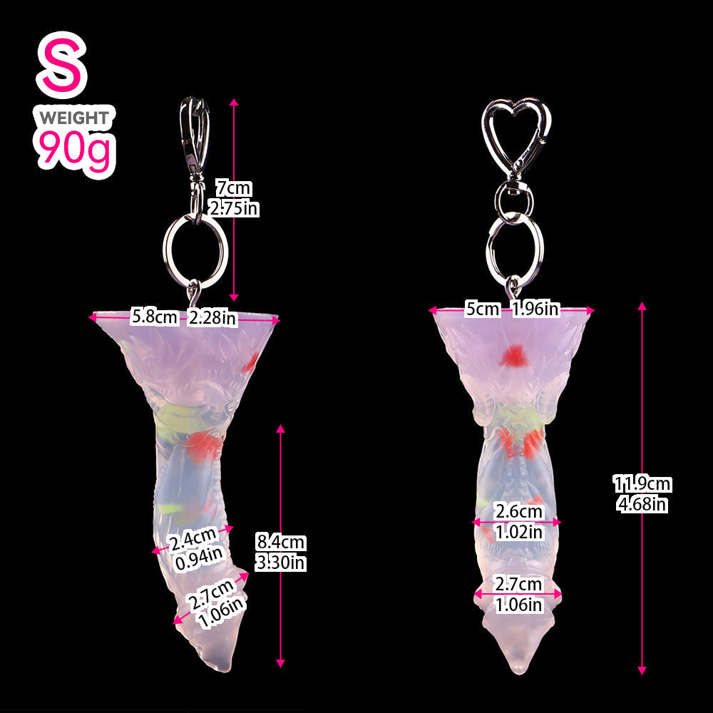 Kleine Dildo Siliconen Fantasy Confetti Speeltje