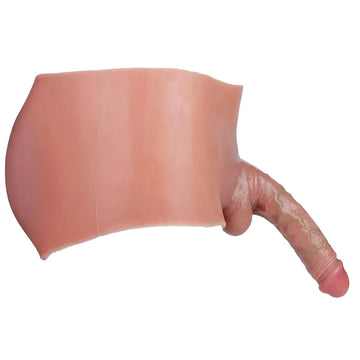 Siliconen Draagbare Hollow Dildo Slip Ontwerp