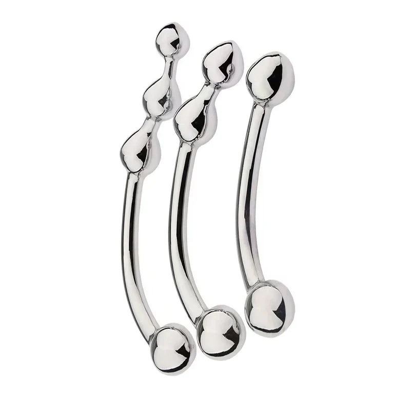 Metalen Dildo Met Kromming Voor G Spot Stimulatie