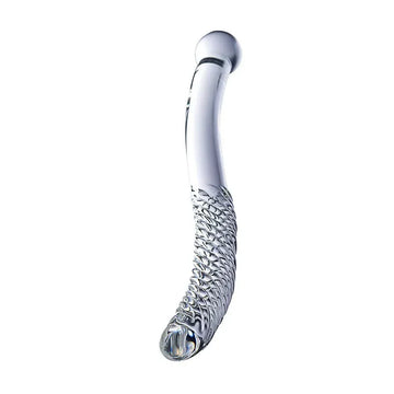 Glazen Dildo met Twee Kanten en Spiraal
