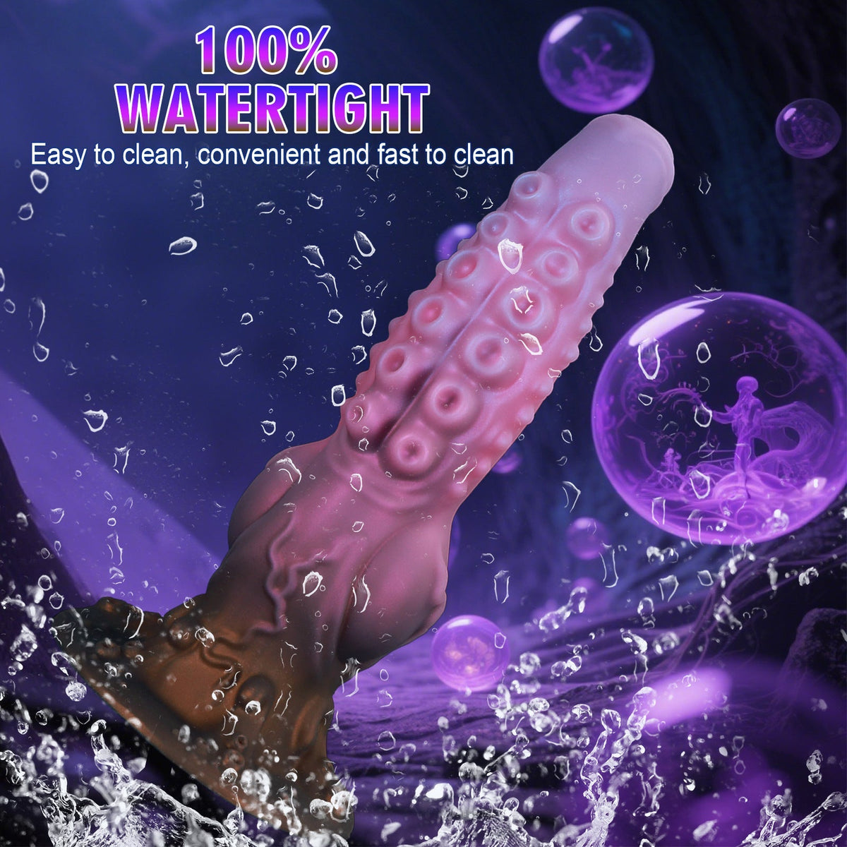 Roze Octopus Knot Tenticle Dildo Met Getextureerd