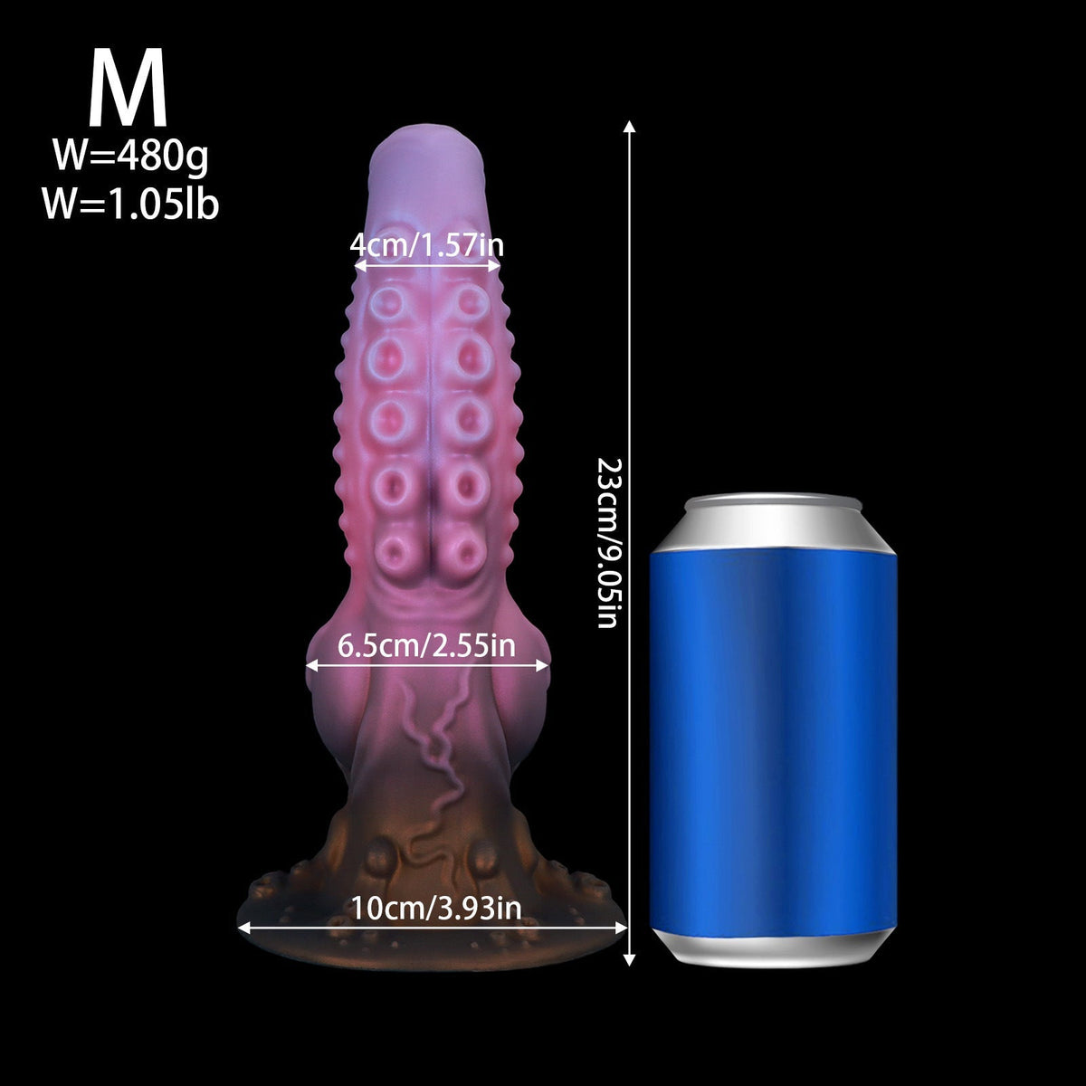 Roze Octopus Knot Tenticle Dildo Met Getextureerd