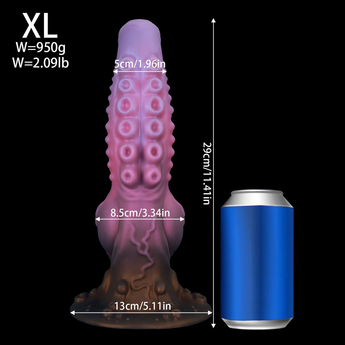 Roze Octopus Knot Tenticle Dildo Met Getextureerd