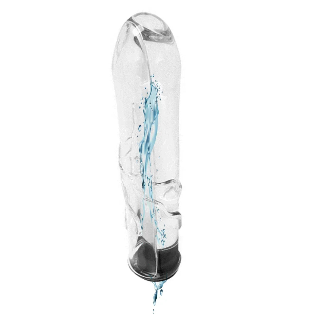 Glazen Dildo Vulbare Holle Temperatuurspel Speeltje