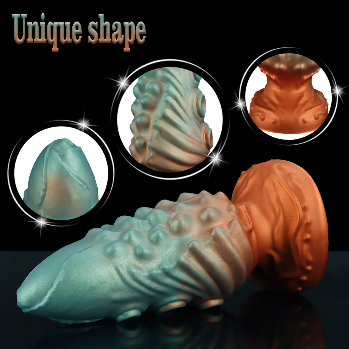 Groene Octopus Tenticle Dildo met Reliëf