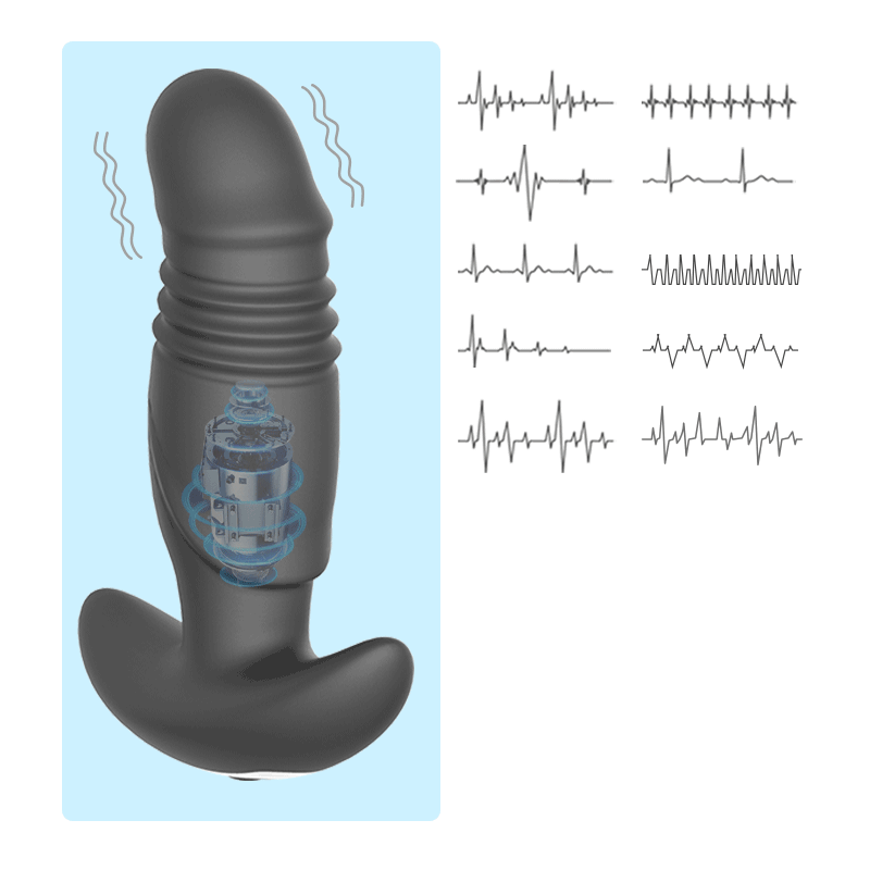 Prostaat Buttplug Vibrator met Remote Control
