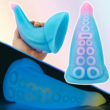 17cm Dikke Lichtgevende Tenticle Anal Dildo