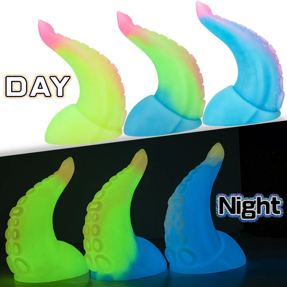 17cm Dikke Lichtgevende Tenticle Anal Dildo