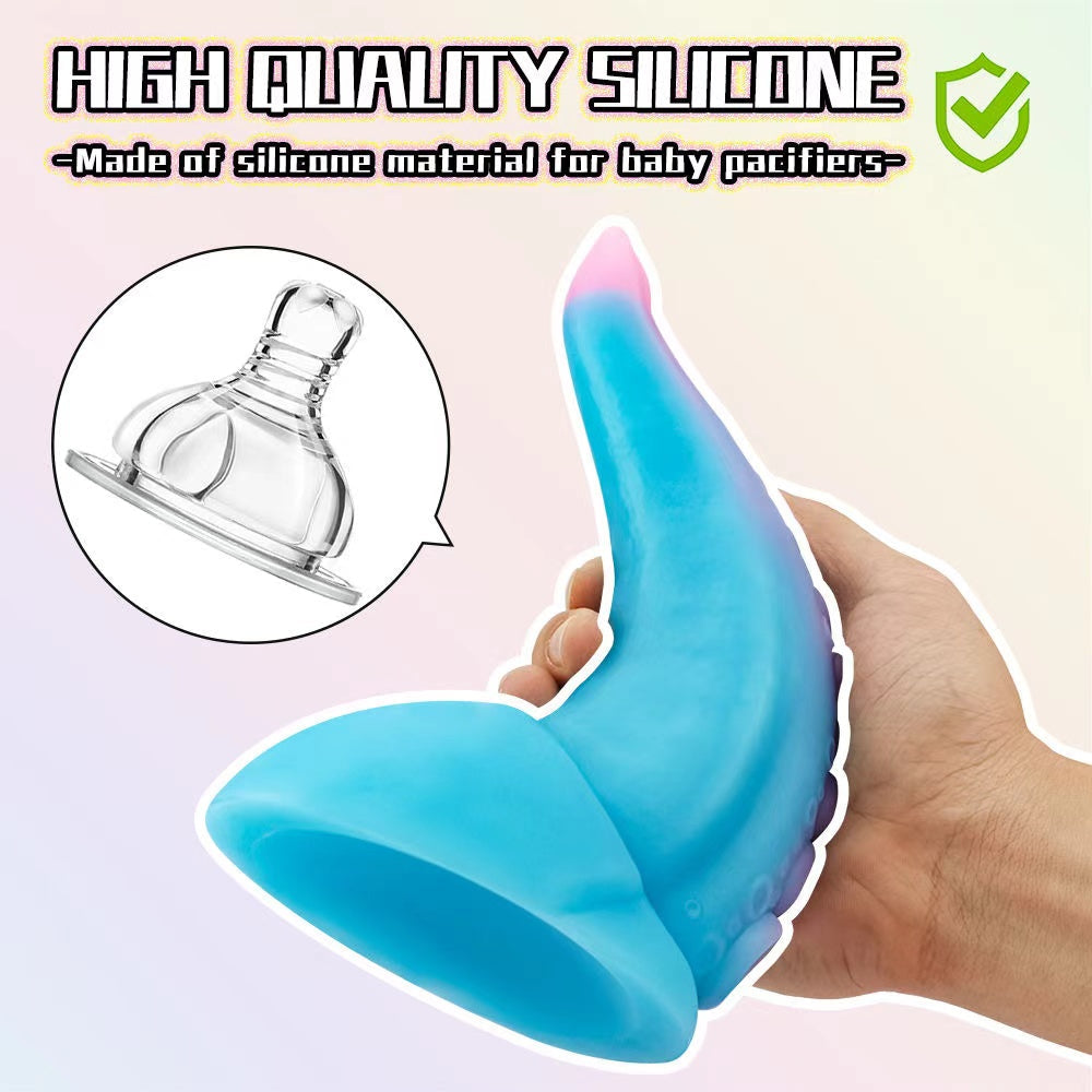 17cm Dikke Lichtgevende Tenticle Anal Dildo