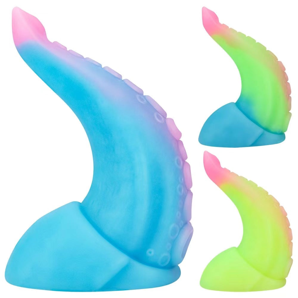 17cm Dikke Lichtgevende Tenticle Anal Dildo
