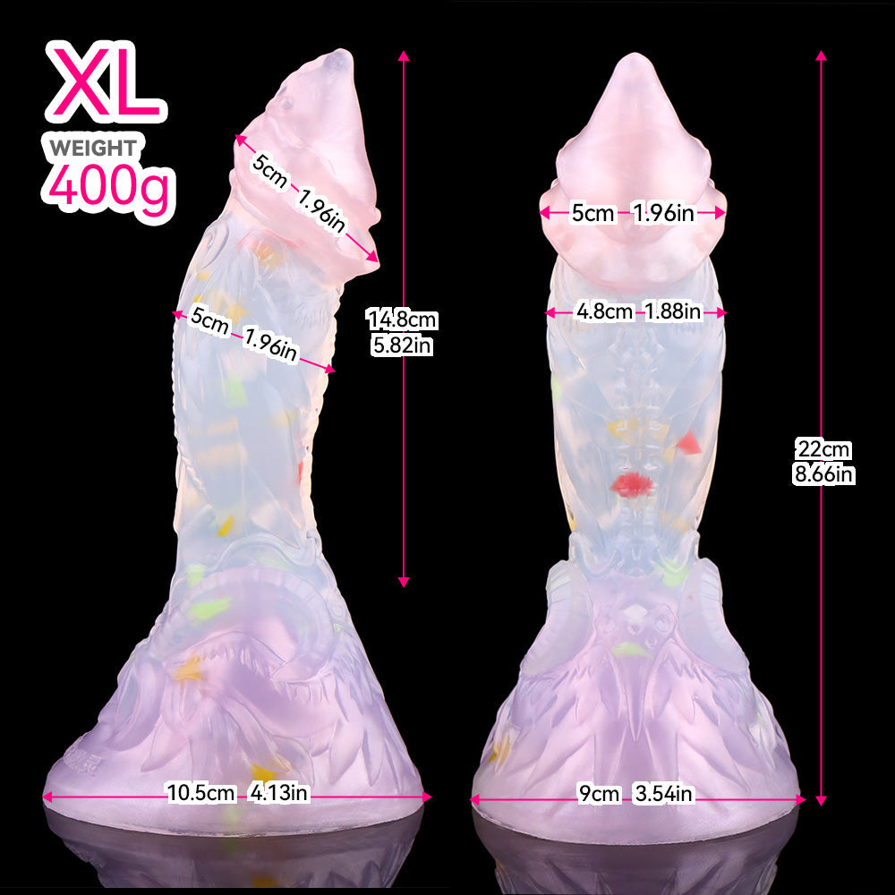Kleine Dildo Siliconen Fantasy Confetti Speeltje