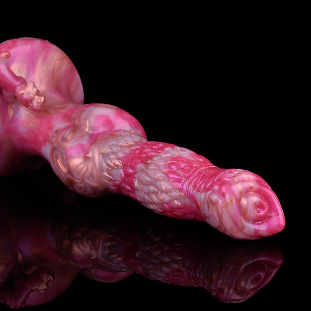 21cm Dog Knot Voorbinddildo Met Vibratie