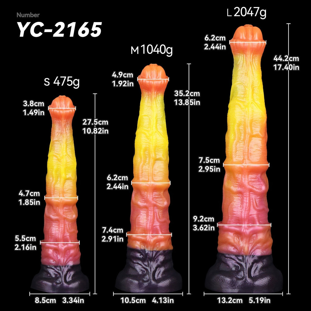 Dual Density Fantasy Large Horse Penis Dildo