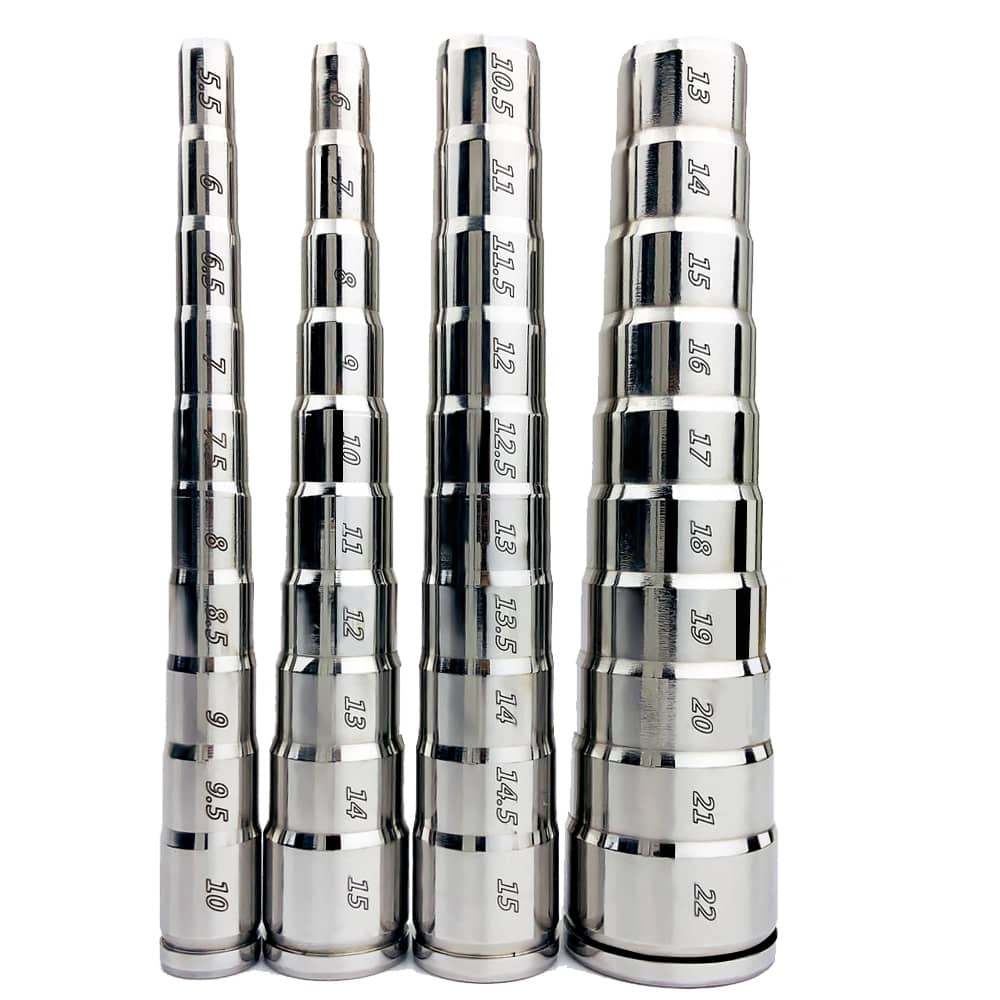 RVS Penisplugs Set Met Geleidelijke Maatopbouw