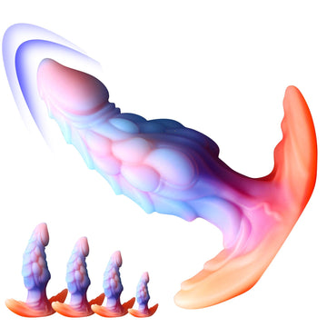 Dragon Fantasy Butt Plug Set Lichtgevende Schubben