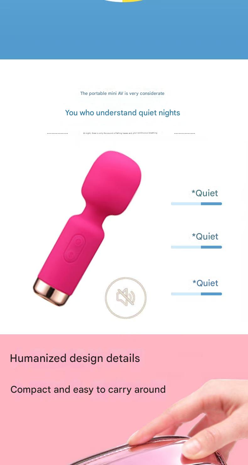Compacte Wand Vibrator Voor Gerichte Clitorale Stimulatie