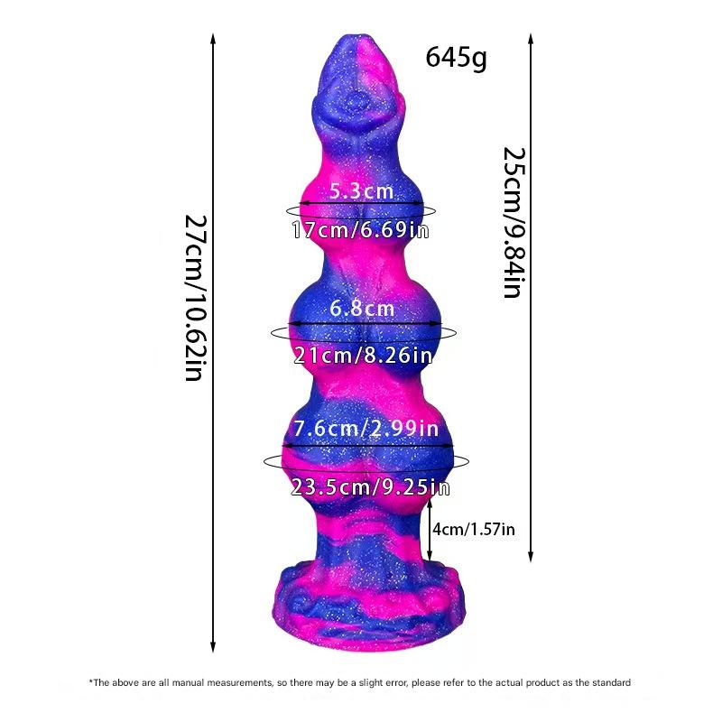 Grote Monster Dogdildo Met Knot 25cm