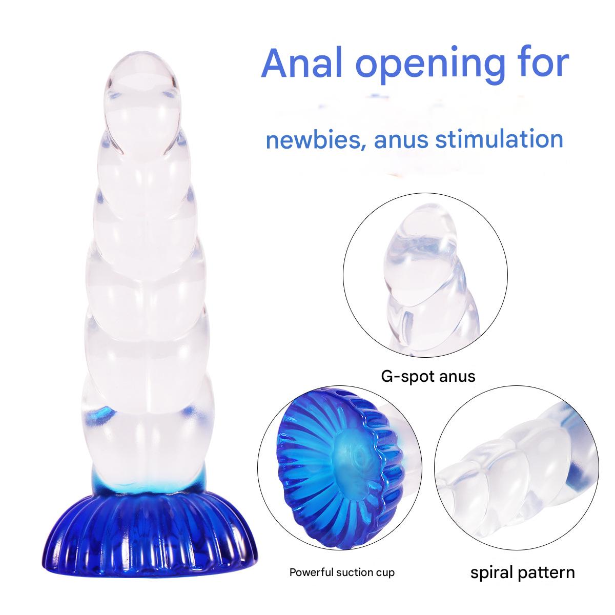 Blue Unicorn Dildo Buttplug Silicone Fantasy