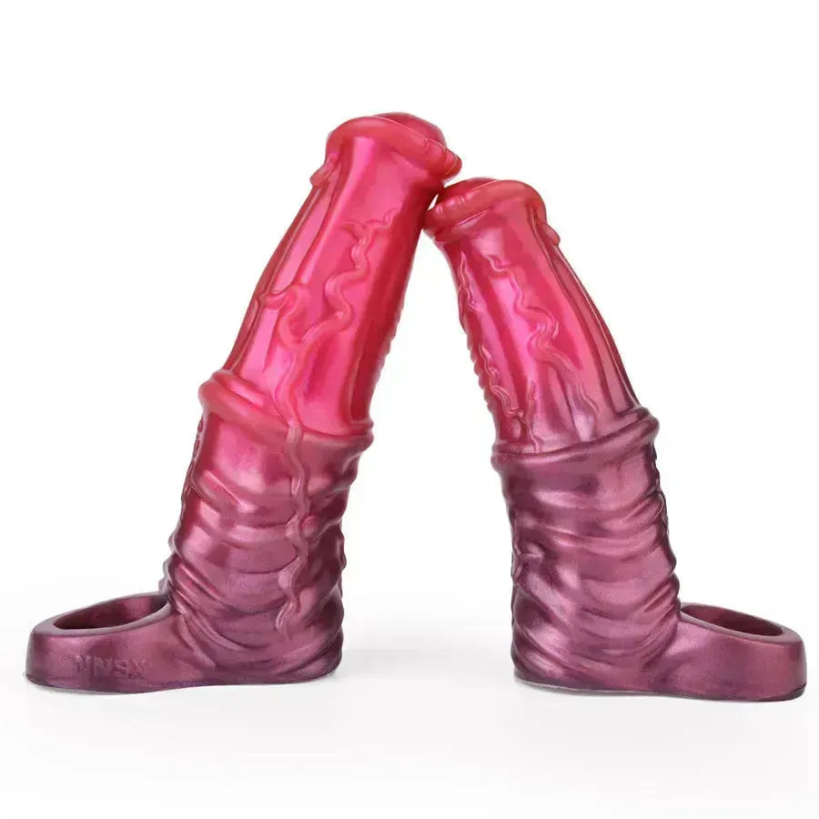 Realistische Siliconen Horse Cock Sleeve Extra Groot